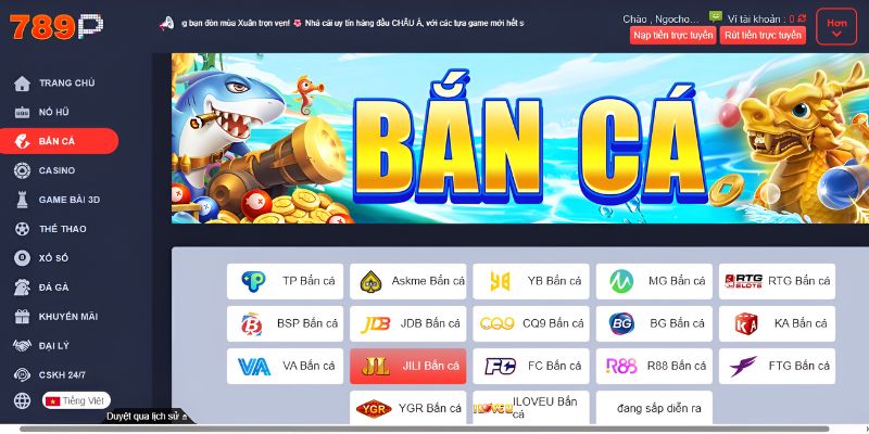 Giới thiệu bắn cá 789P - Sảnh game uy tín, chất lượng cao