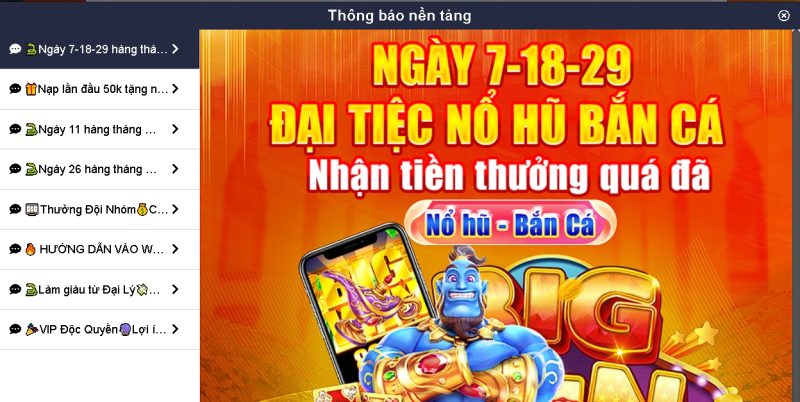 Tổng hợp vô vàn những chương trình khuyến mãi 789P cực hấp dẫn